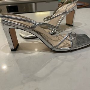 Silver heels!